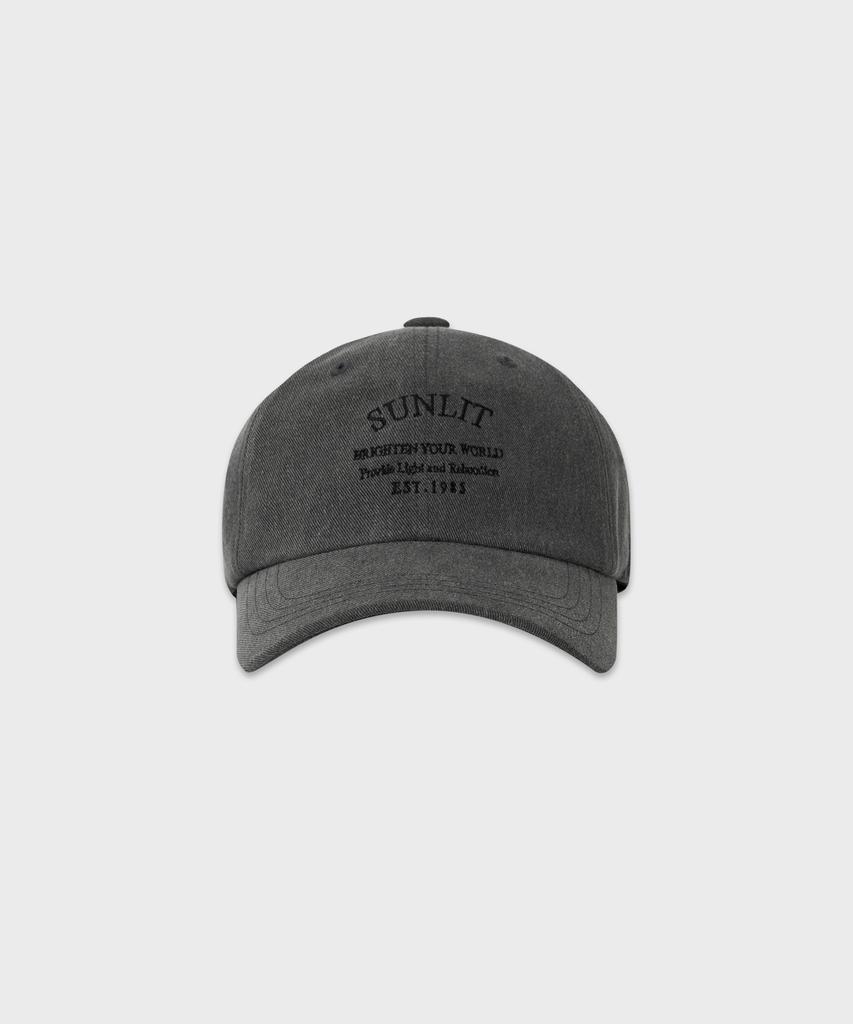 Sseonlis Heritage Logo Pigment Ball Cap (Charcoal)