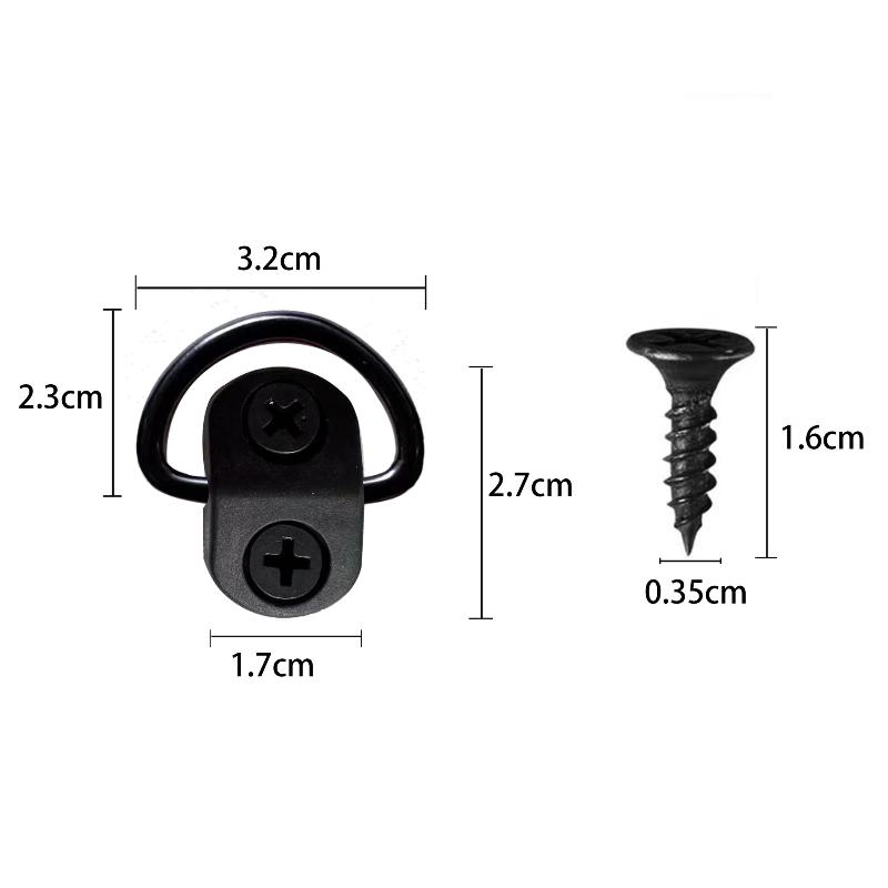 2Set Car Cargo Net Floor Hook Accessories Rear Trunk Boot Cargo Floor Net Tie Down Hook Ring Loop Hanging Flat Screen Net Fixing