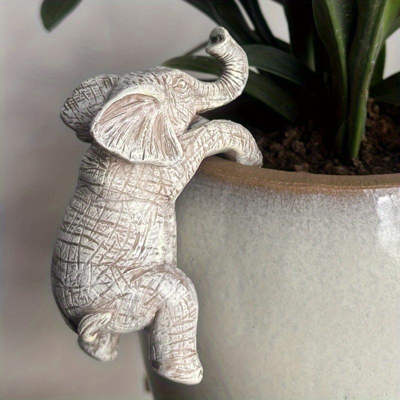 

1Pc Hanging Flower Pot Elephant Home Garden Animal Decoration Aesthetic Room Bedroom House Decor