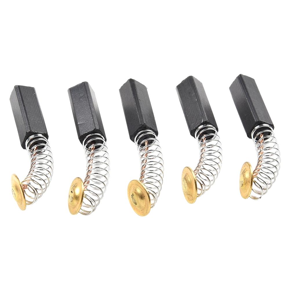 10pcs Power Tool Motor Coal Brushes Feathered 6x6x20mm Motorbrush Drill