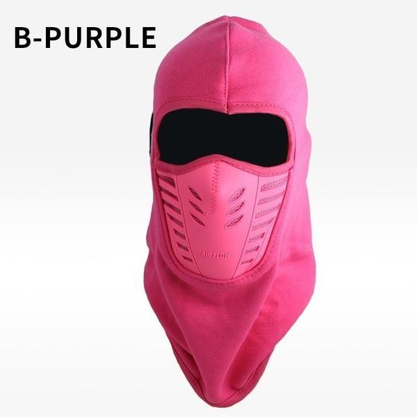 

New Winter Windproof Warm Face Mask Balaclava Beanies Helmet Sports Motorcycle Cycling Skiing Unisex фиолетовый