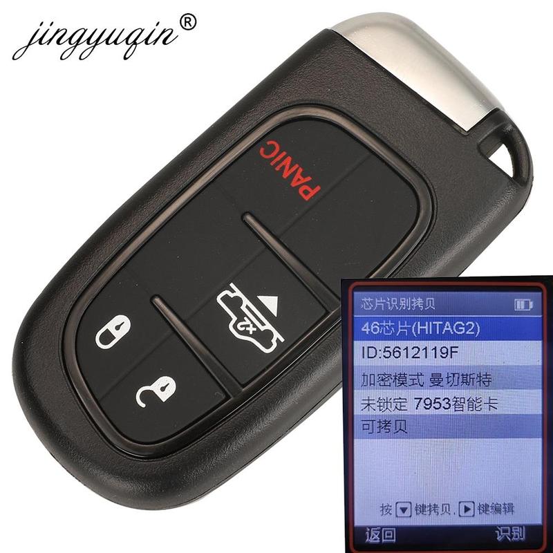 Jingyuqin GQ4-54T ID46 Remote Pickup Car Key For Dodge Ram 1500 2500 3500 2014 2015 2016 2017 2018 Keyless FOB 433Mhz 2/3/4/5 BT