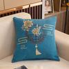 Pillowcase Chinese Style Soft Washable Breathable Comfortable Decorative Polyester Household Sofa Cushion