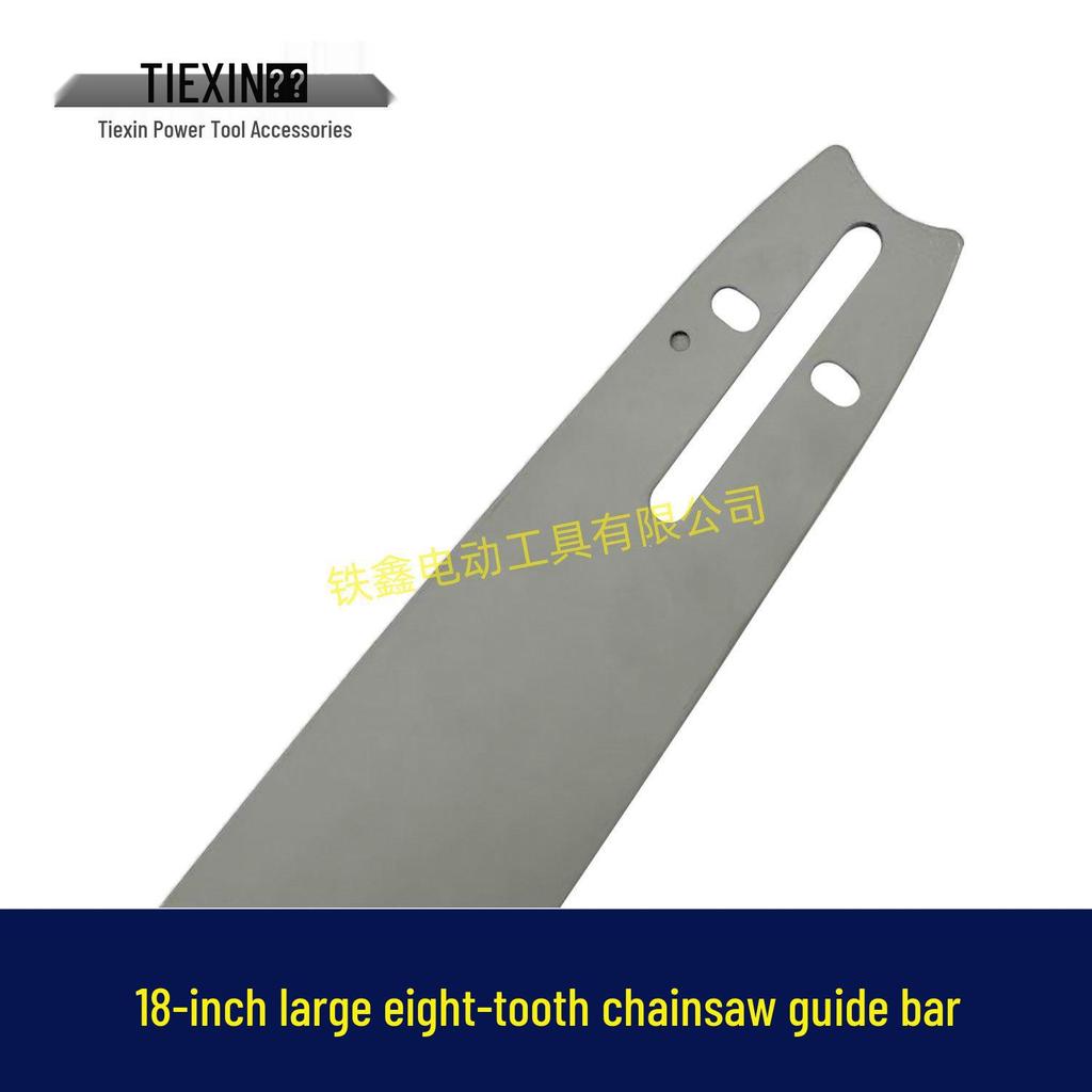 18-inch Gasoline Chainsaw Parts: Big Eight Guide Bar with Wheel for Logging, Model 08100