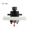 CNC Machine Tool Nylon Eccentric 80 Teeth 100 Teeth Gear Nylon Wheel Straight Tooth Eccentric Rack Tooth Shaft Synchronous Wheel