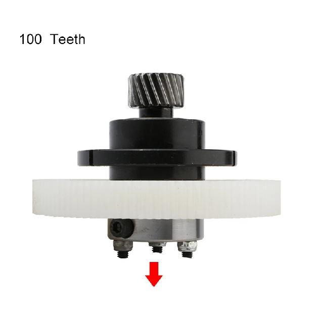 CNC Machine Tool Nylon Eccentric 80 Teeth 100 Teeth Gear Nylon Wheel Straight Tooth Eccentric Rack Tooth Shaft Synchronous Wheel