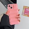 Customized 15Promax Mobile Phone Case with Anti-fall Protection, Macaron X Liquid Design, and Trendy Airbag Feature.