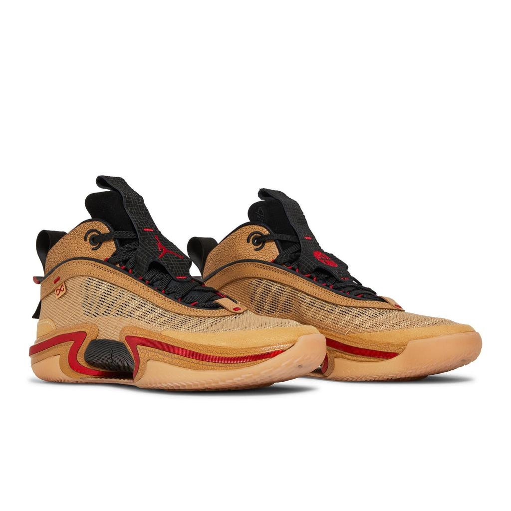 Rui Hachimura Air Jordan 36 'Black Samurai' (Unisex) Sesame / Black / Twine / Gym Red Basketball Shoes DO2494 260