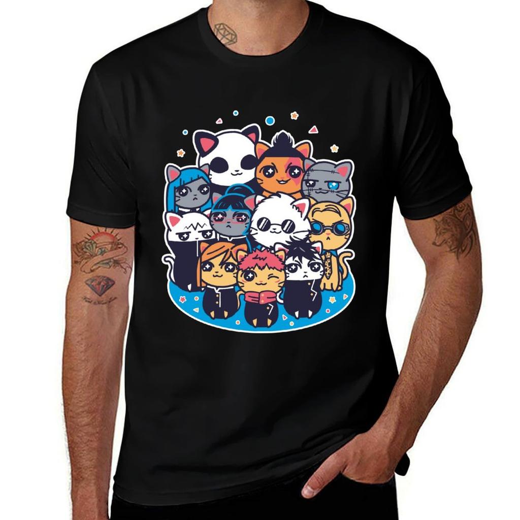 Jujutsu Catisen Tshirt Unisex T Shirt Cotton T Shirts Cotton 100 Unisex T Shirts High Quality Luxury Brand Tshirt