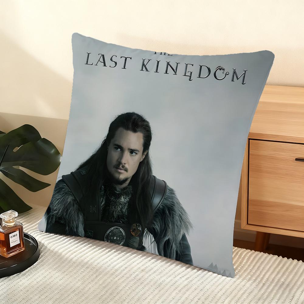 Cushion Cover Silky Short Plush Home Sofa Cushion Cover - Invisible Zipper Home Decoration The Last Kingdom TV Series