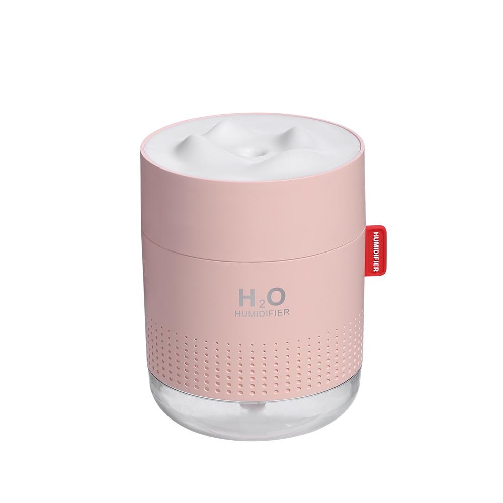 Tragbarer Ultraschall-Luftbefeuchter 500 ml Snow Mountain H2o USB-Aroma-Luftdiffusor mit romantischer Nachtlampe Humidificador Difusor