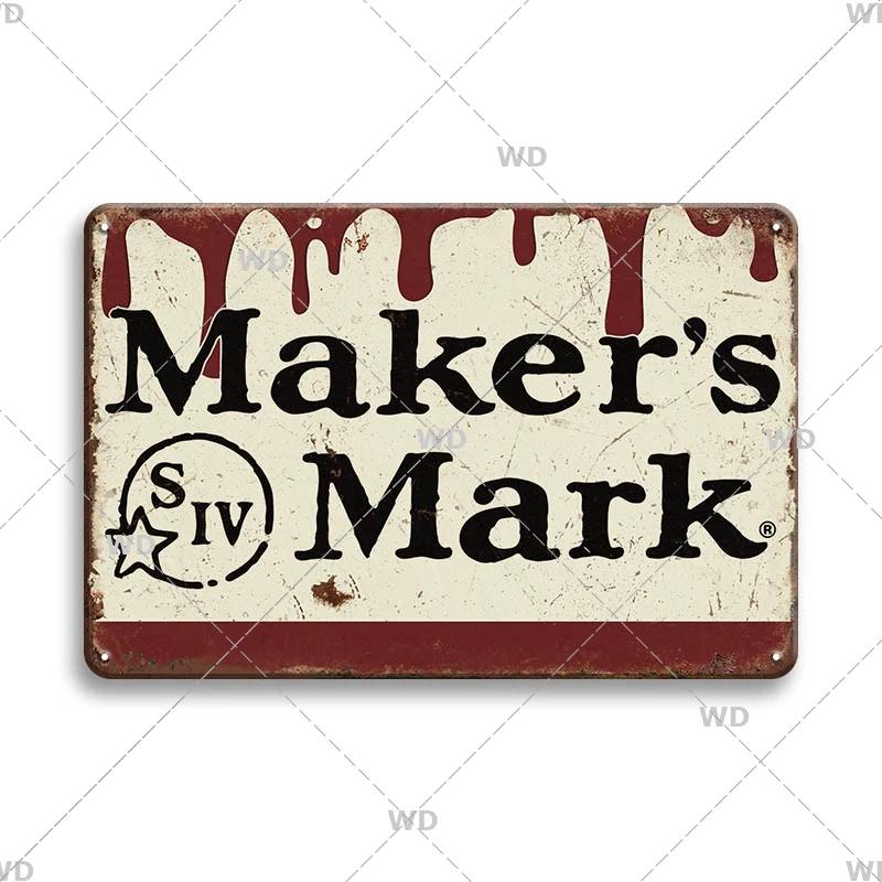 Whisky Marke Metallschild Blechschild Dekorative Plakette Metall Vintage Metall Posterplatte Irland Bar Kneipe Club Männerhöhle Wanddekor