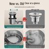 Single Bowl Kitchen Sink Drain Pipe Set with Double Overflow and Anti-Odor Features