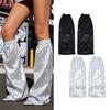 Disco Party Accessories Set With Sequins Decors Leg Sleeves Costume Leg Covers For Themed Event And Stage Performances