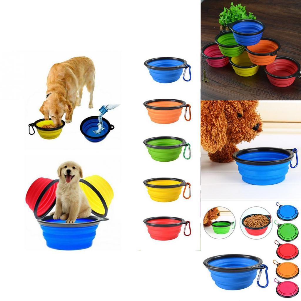 Compact 350ml Collapsible Dog Bowl For Convenient Feeding And Hydration On The Go