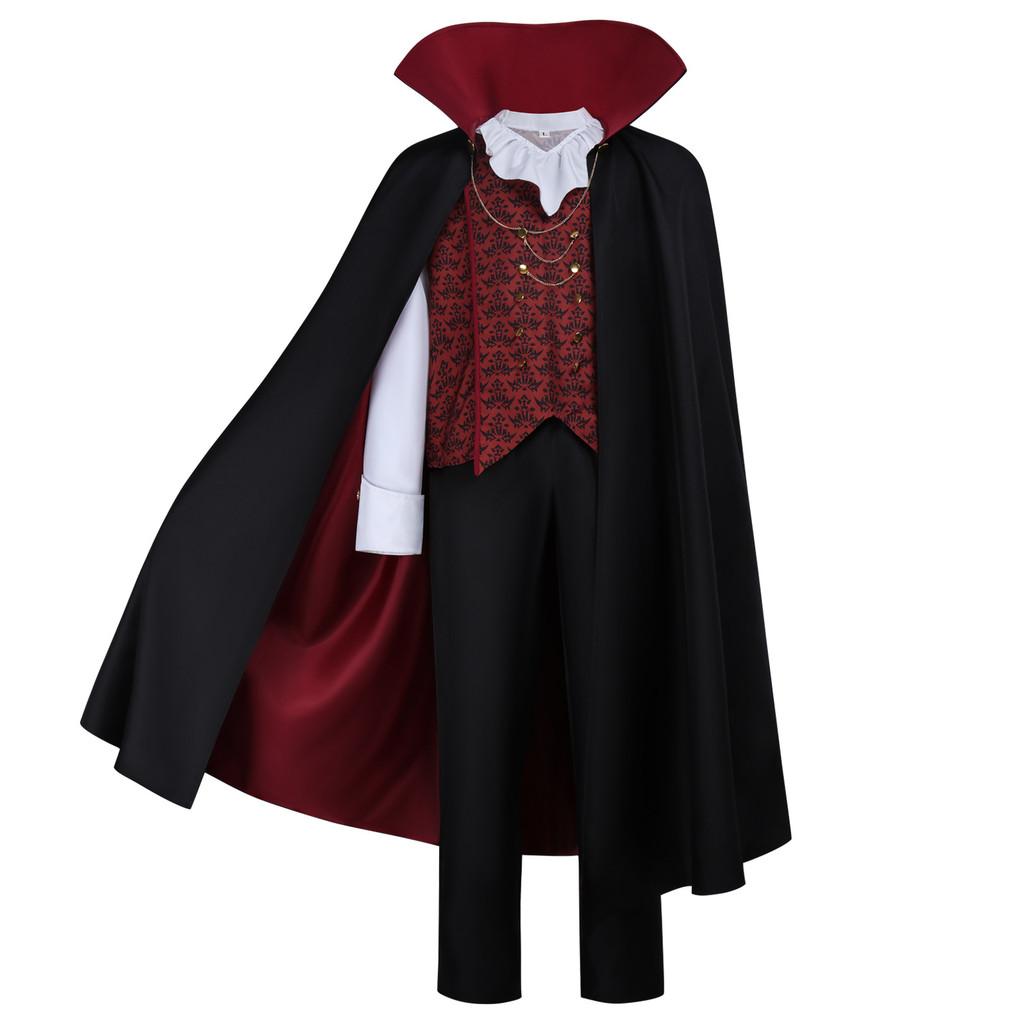 Dracula Flow Vampire Prince Cosplay Costume For Halloween Party And Themed Events
