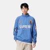 Supreme Milano Half Zip Pullover 'White Navy' Men's SUP-FW22-566