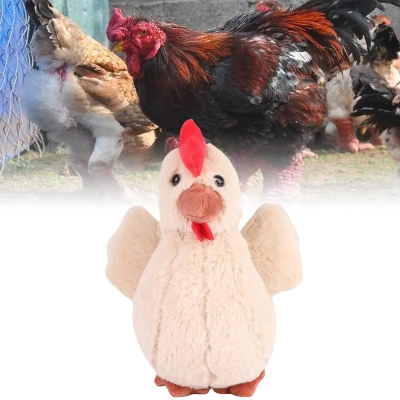 Chicken Cartoon Plush Toy Doll Room Decoration Children Festivals Gift Pp Cotton