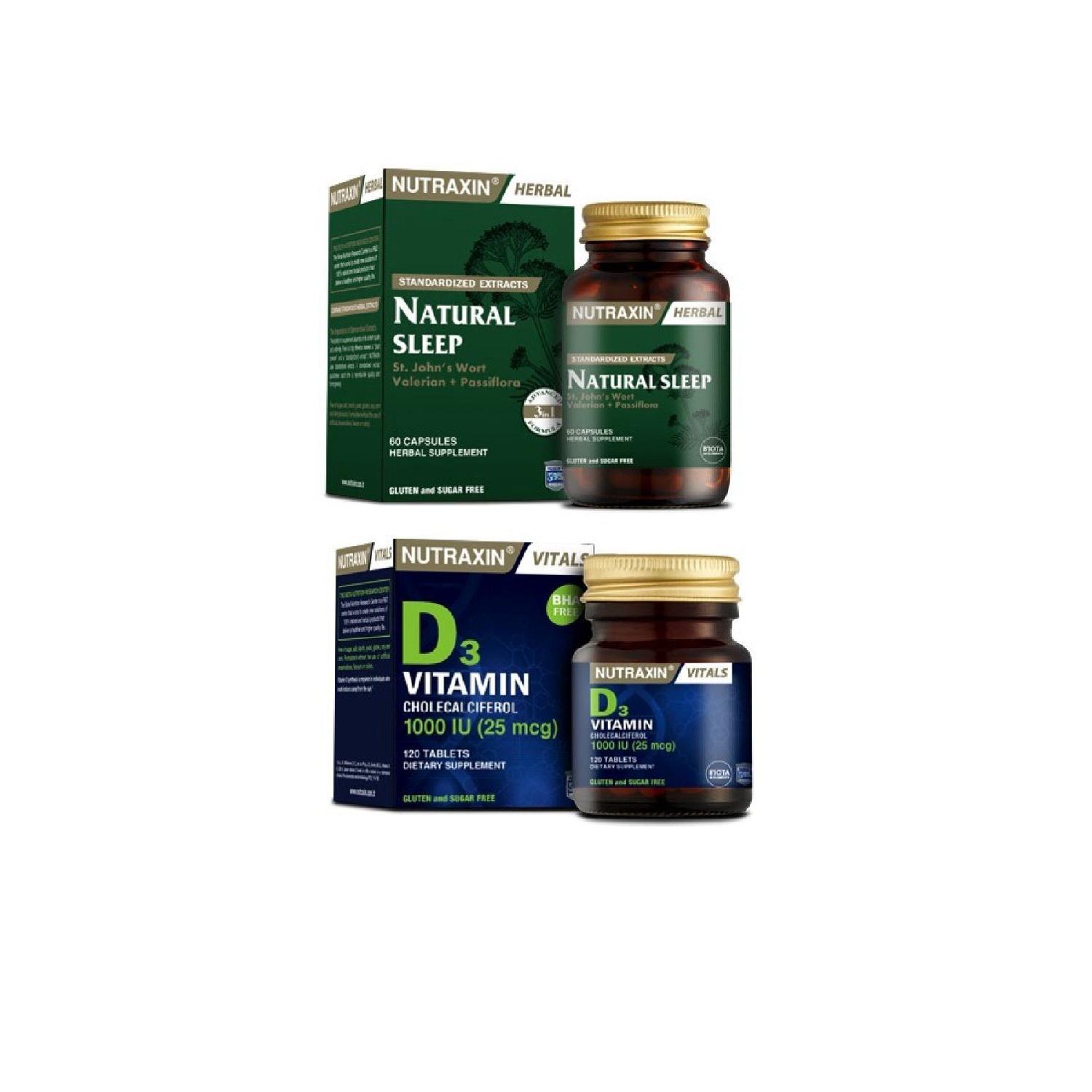 

Vitamin D3 120 Tablets Natural Sleep Sleep Regulating Pill 60 Capsules