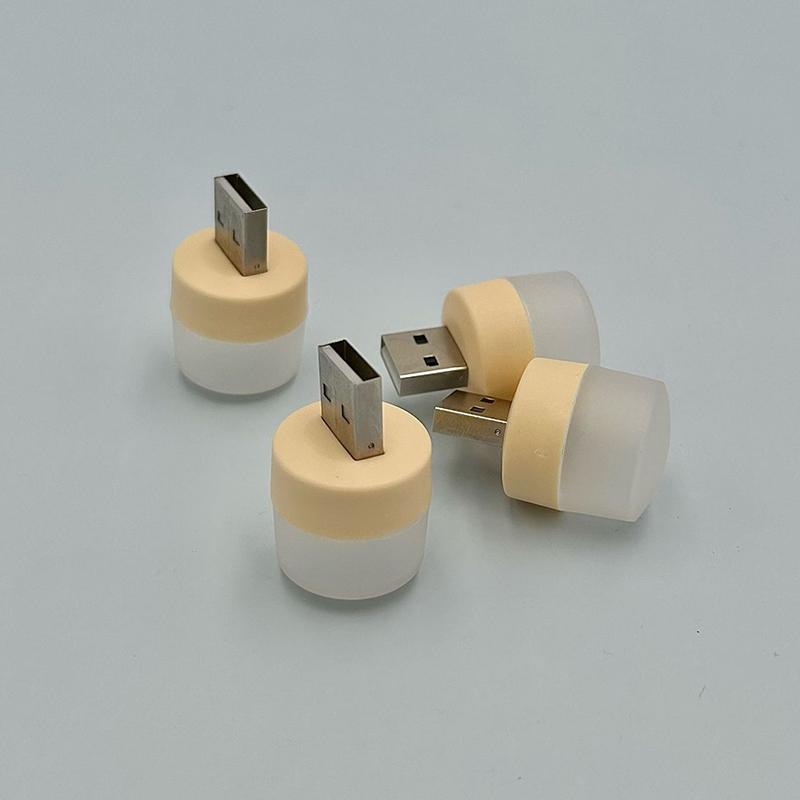 Usb Plug Lamp Mini Night Light Computer Mobile Power Charging Small Book Lamps Led Eye Protection Square Reading Light