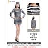 Halloween Prisoner Stage Costume Couple Prop Costume Prisoner Prison Prisoner Performance Costume