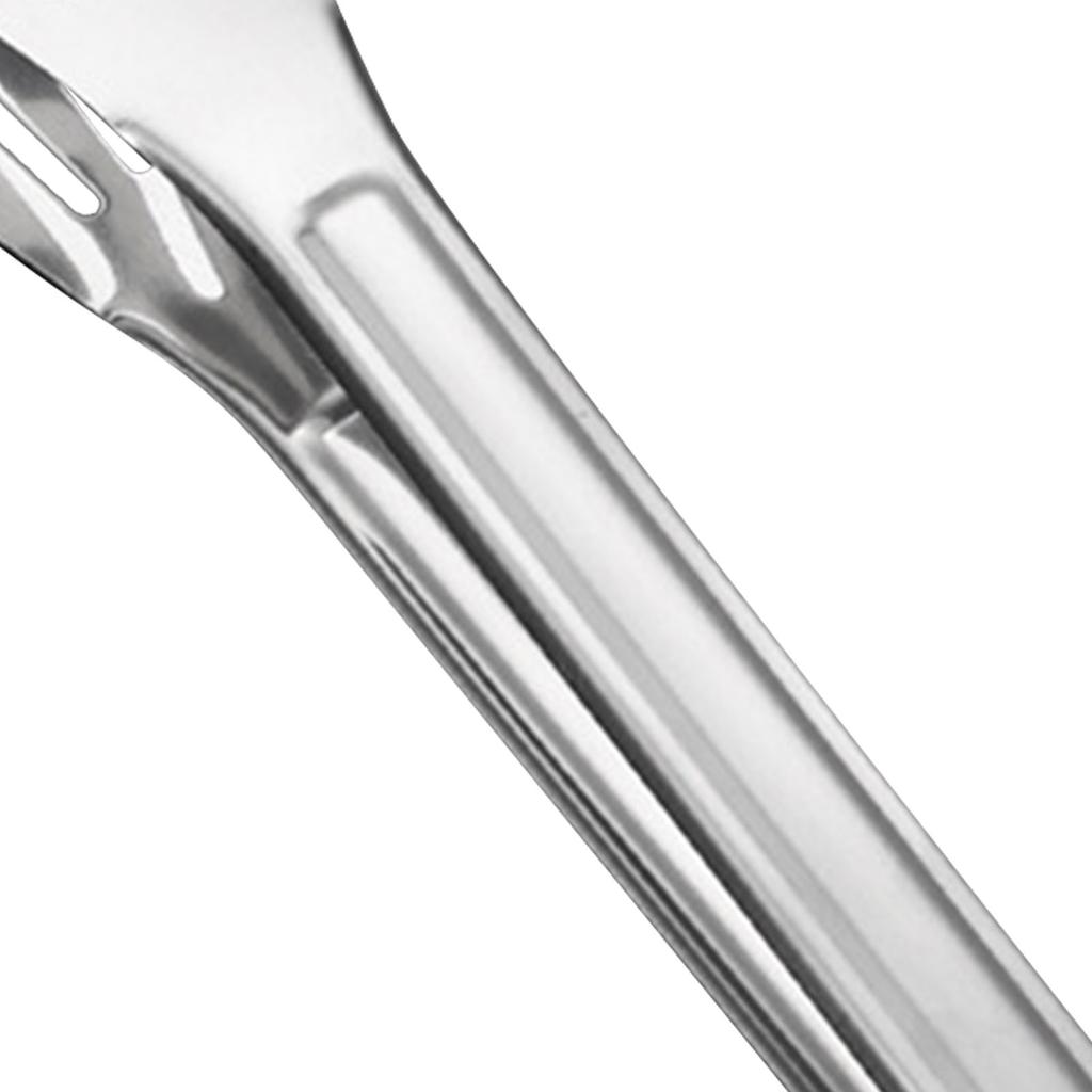 Pinces Alimentaires 12in Acier Inoxydable pour Cuisine Service Cuisson Maison Barbecue Steak Buffet