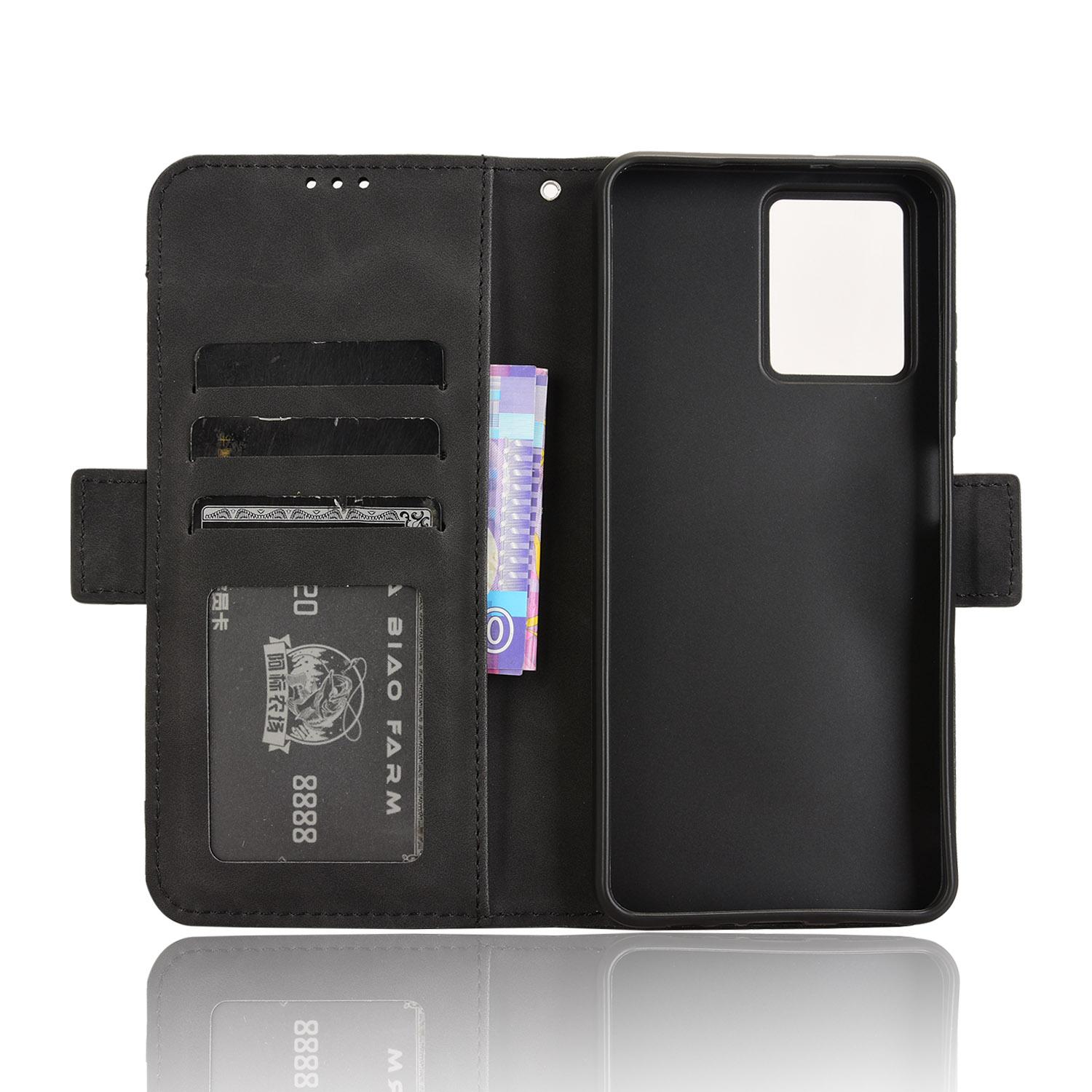 

For HMD Fusion 5G Leather Case Phone Wallet Cover with Multiple Card Slots Brown