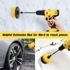 2/3.5/4/5'' Drill Brush Kit Electric Scrubber Brush for Cleaning Bathroom Bathtub Cleaning Brush Scrub Drill Cleaning Kit