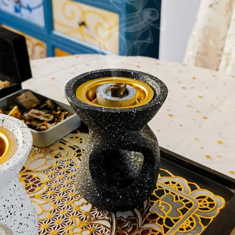 Elegant Middle Eastern Incenses Holder Aromatherapies Incenses Burners Heat Resistant Resin Decors for Aromas Lover