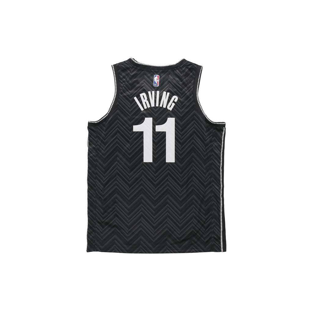 Nike X NBA Kyrie Irving Brooklyn Nets Earned Edition Herren Swingman Trikot SW Schwarz CW6804-011