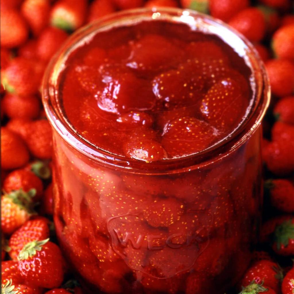 WECK Canister Glass Canister Storage Container Storage Bottle Shape 1000ml Set of WE-745 (Tulip 6)