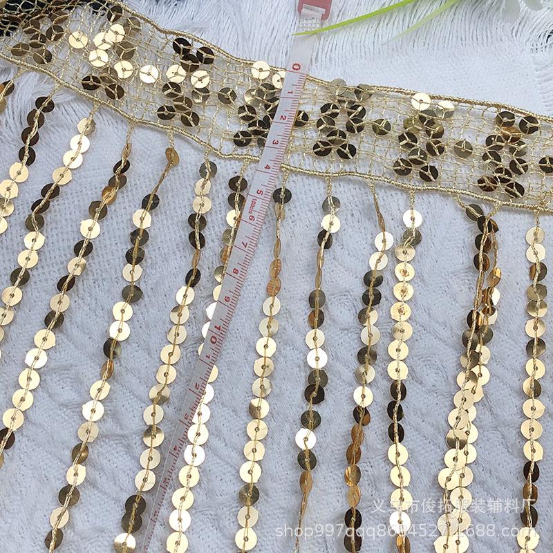 Handmade 40cm Fringe Lace for DIY Clothing and Costumes - Matte Finish for Cheerleading and Dance Accessories