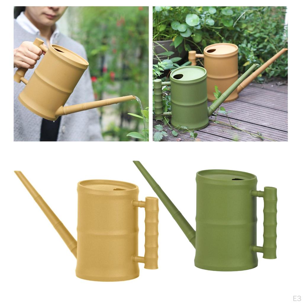 1.6 Liters PP Watering Can Gardening Tool with Long Nozzle for Adults Kids Children