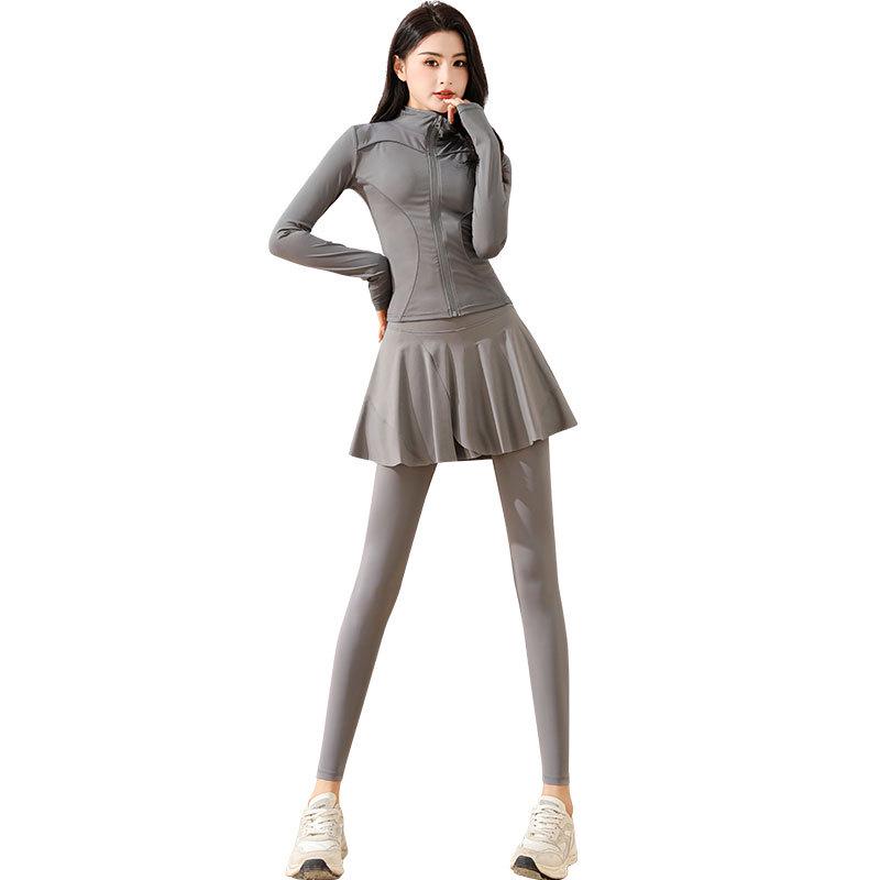 Women's Quick-Dry Yoga & Running Suit 2024 - High-End Fashion for Morning Runs & Hiking Fitness