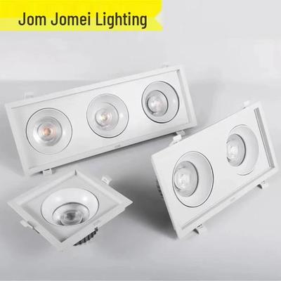 Jia Mei Lighting Anti-Glare Recessed Gimbal Light: Single, Double, and Three-Head Options