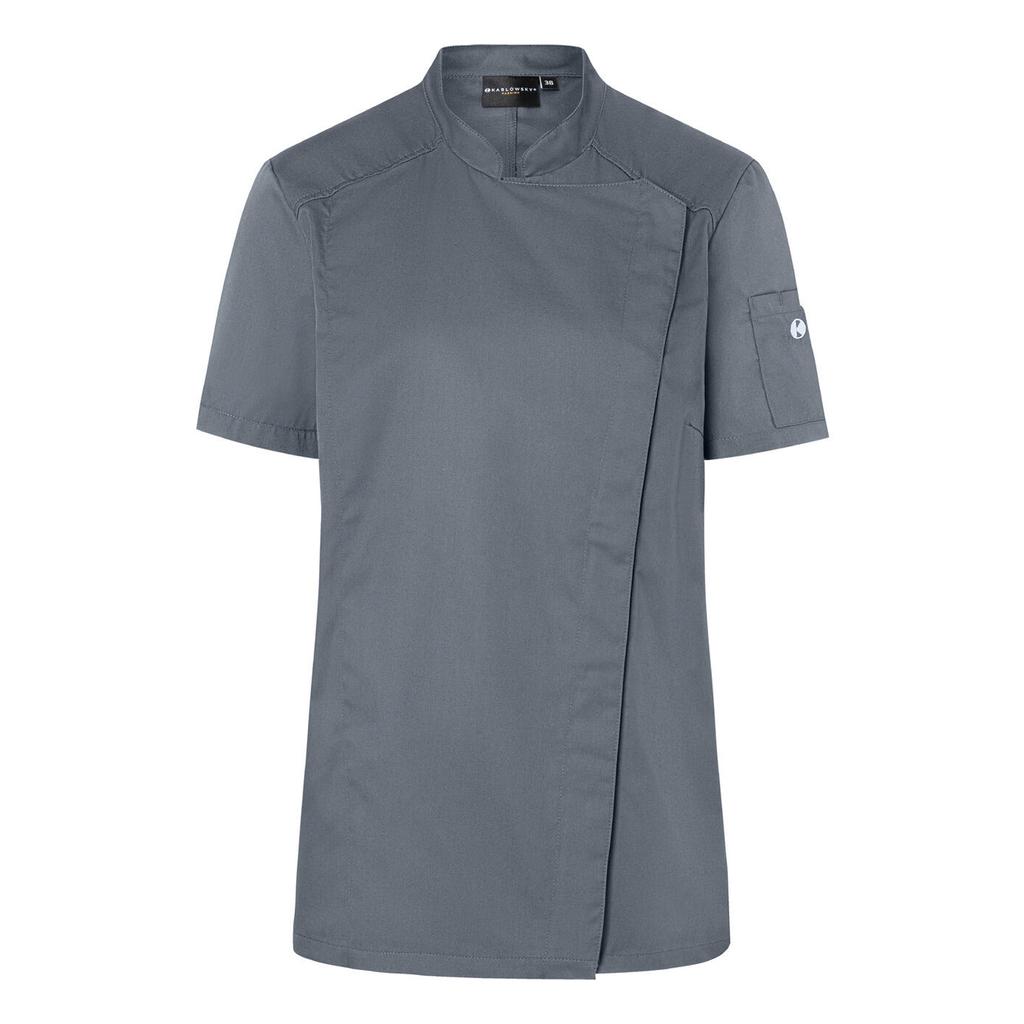 Womens/Ladies Modern-Look Short-Sleeved Chef Jacket