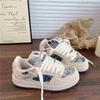Board Shoes Women's Sneakers Platform Retro Denim Bread Shoes Tide
