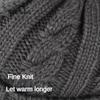 Big Size 65cm Keep Warm Beanies for Men Outdoor Short Brim Duck Tongue Cap Winter Plush Thick Fried Dough Twists Knitting Hat