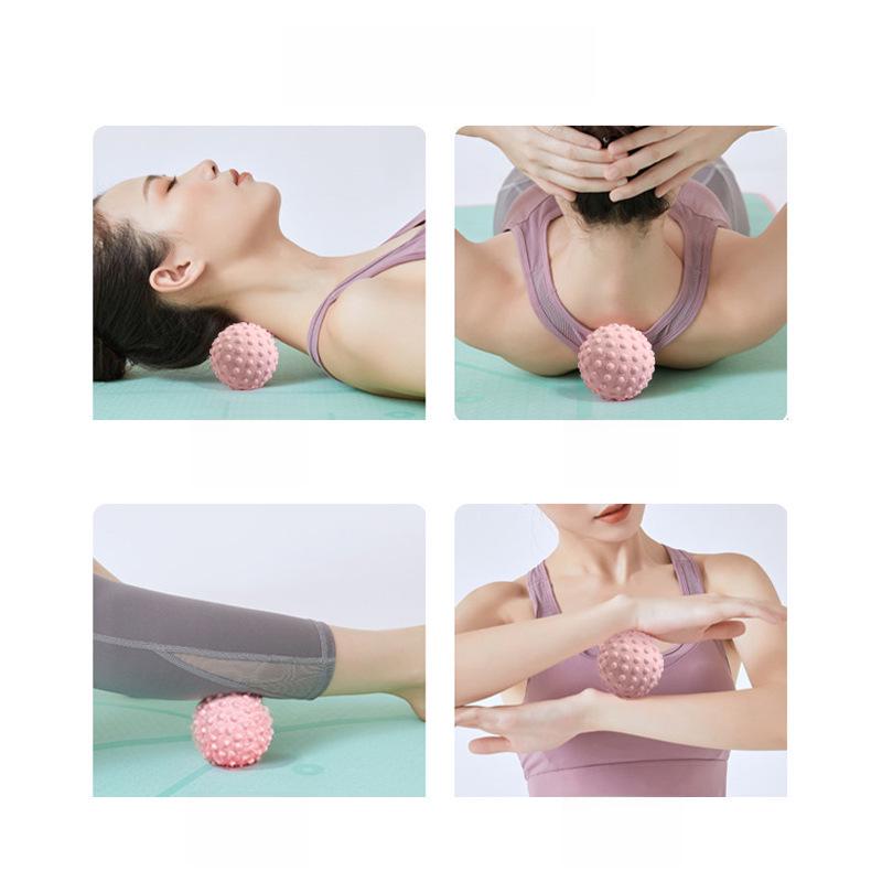 TPR Convex Dot Fascia Ball: 6-Color Yoga Ball for Shoulder, Neck, and Muscle Relaxation