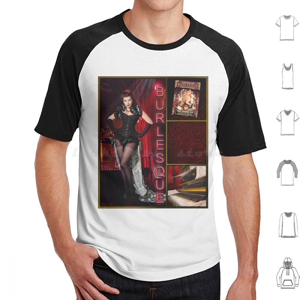 Dance SeriesBurlesque T Shirt Men Women Kids 6xl Dance Dancer Burlesque Music Triptych Red Woman Female Lindaleesart Linda