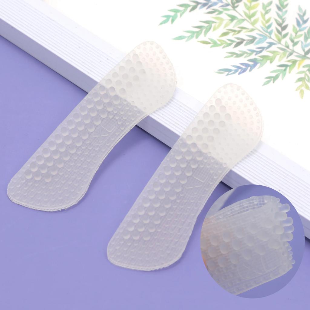 Upgrade Silicone Heel Stickers Heels Grips for Women Men Anti Slip Heel Cushions Non-Slip Inserts Pads Foot Heel Care Protector