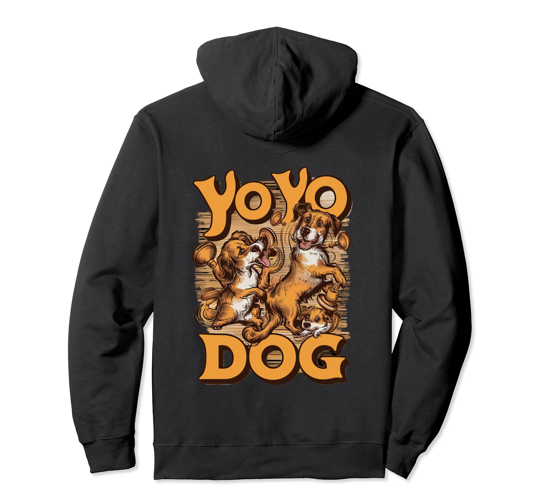 

Charming Dog Tag Hoodie Yo-Yo чёрный