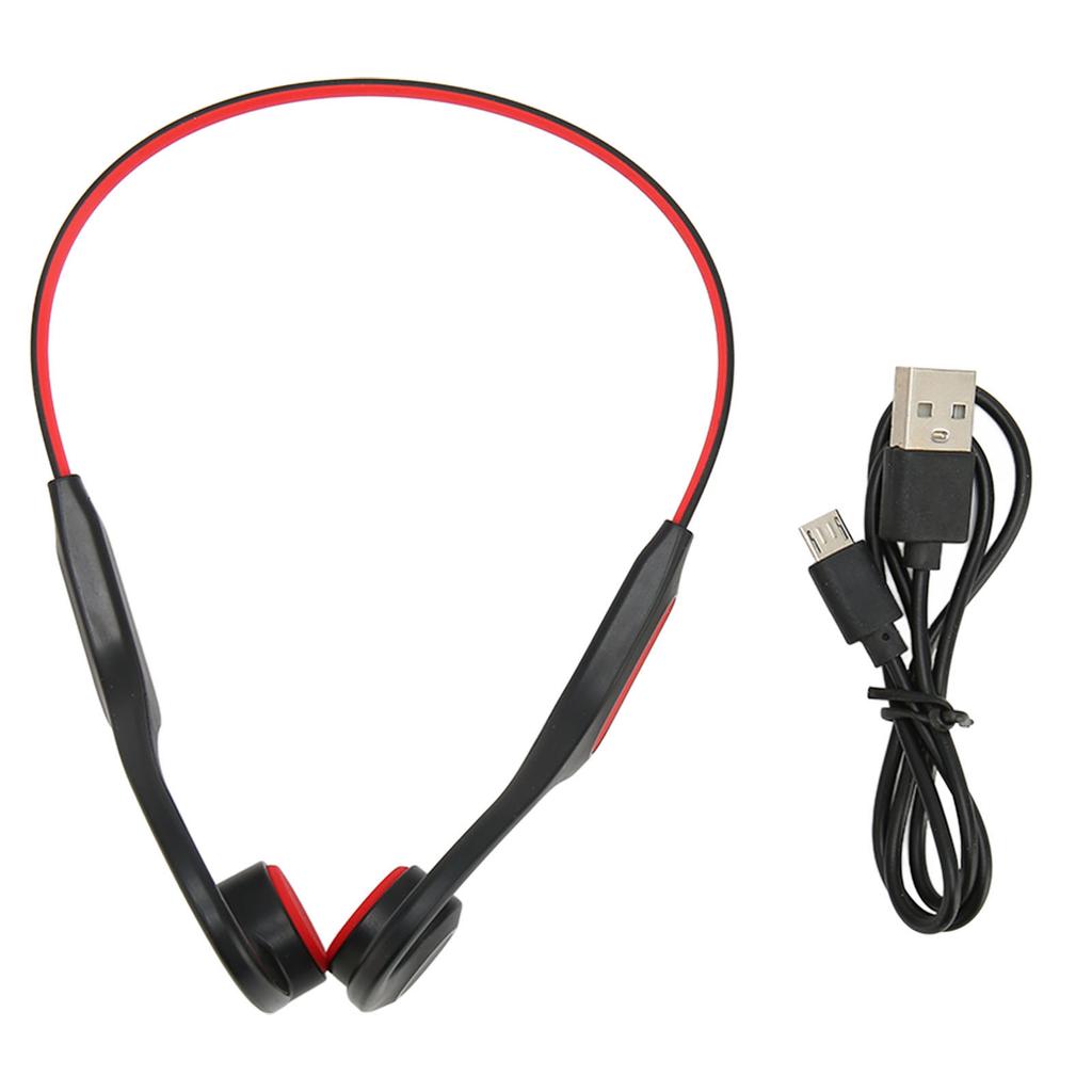 Bone Conduction Wireless Headphone Long Battery Life IP56 Waterproof Sports Headset Noise Cancellation Lightweight for Outdoor