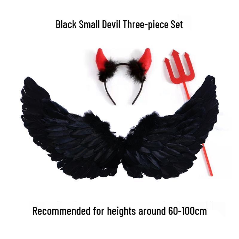 Angel Feather Wings Cosplay Props for Children & Adults - Ideal for Halloween & Parties