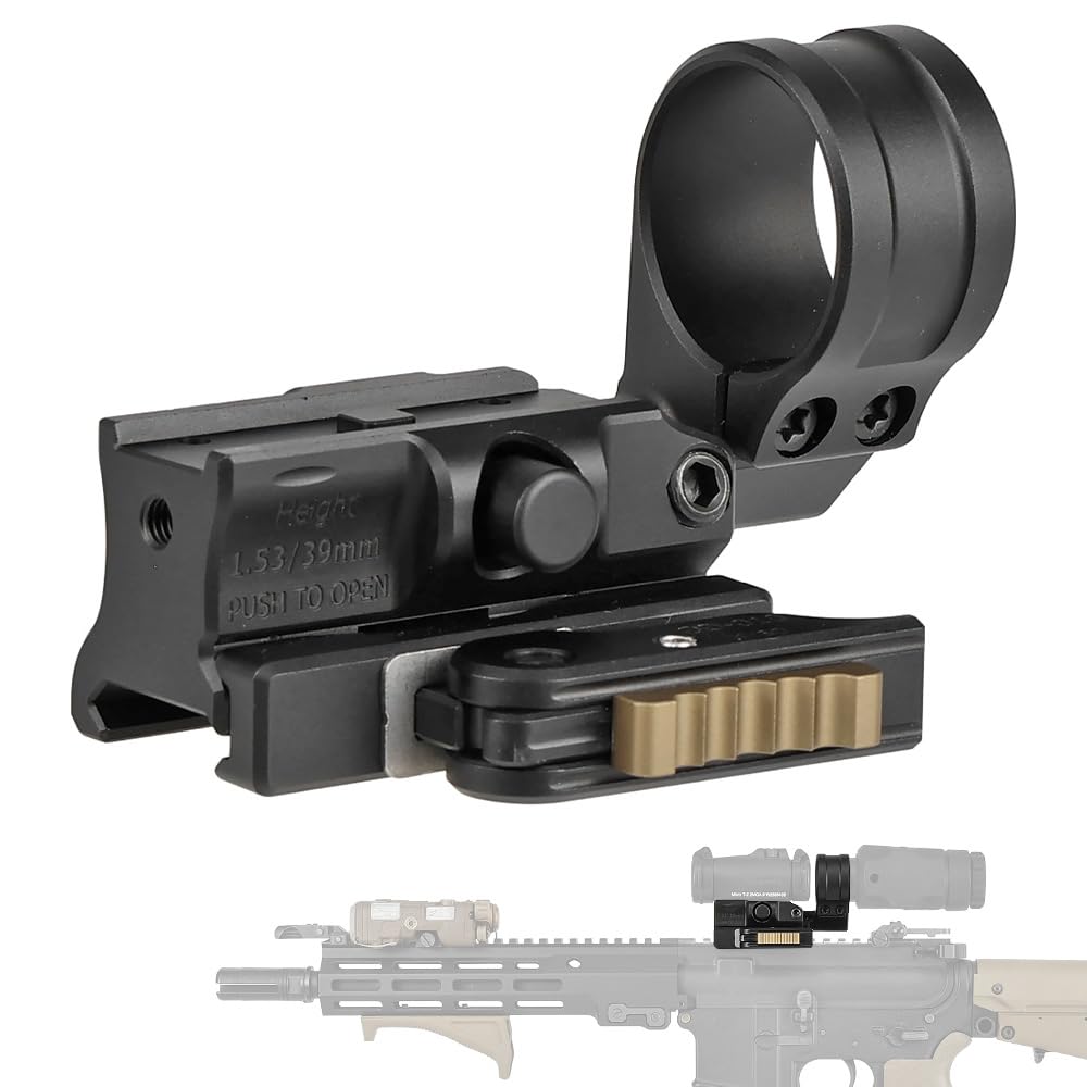 

Ryohin Buhin Коліматорний приціл Micro Dot & Сумісне гібридне кріплення 3XMAG, Evolution Gear SPUHR RDF-20153K, 1.53 Репліка, Твердий анодований алюміній 6068, Чорний