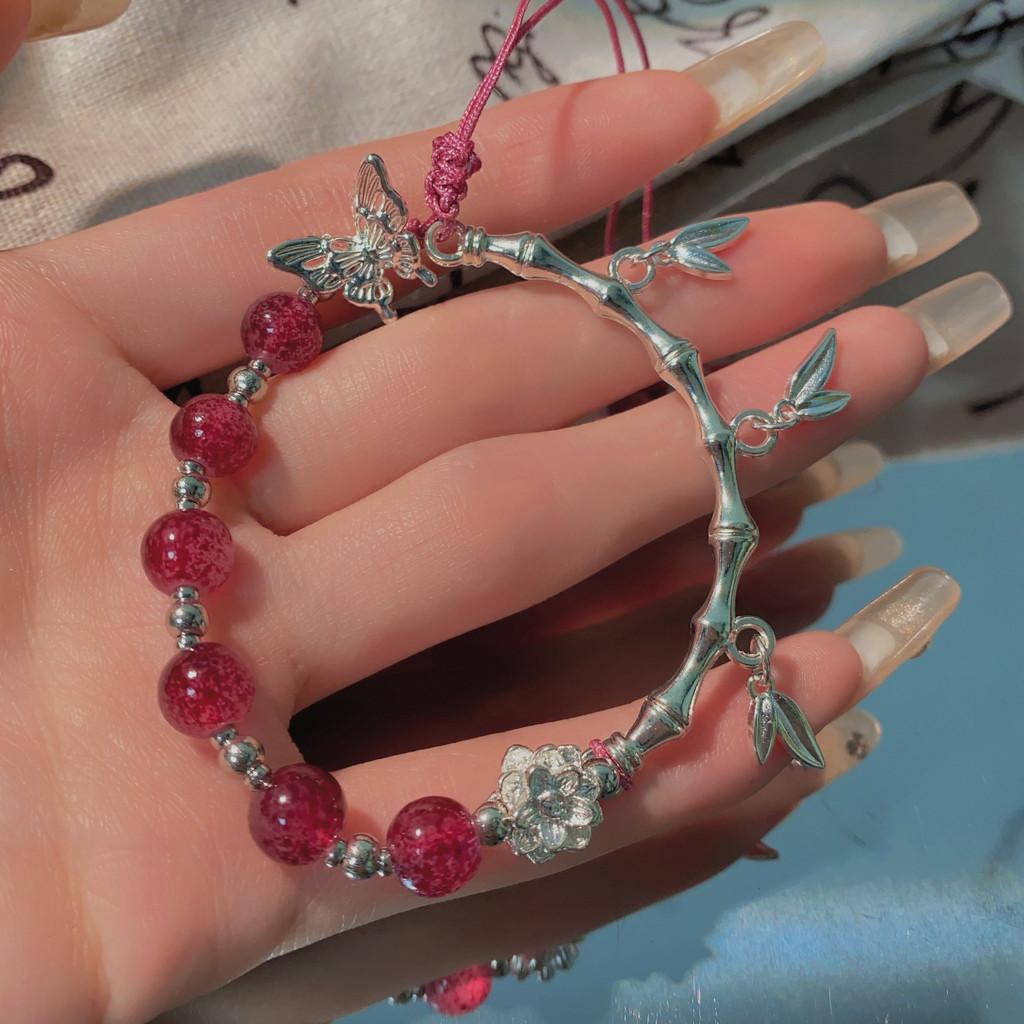 Lotus Geometric Artistic Butterfly Bracelet Vintage Alloy Design Women For