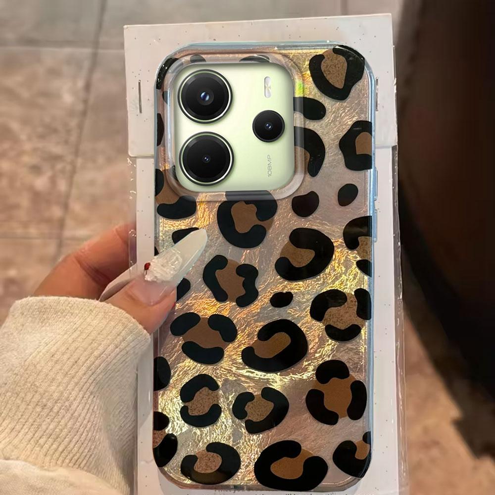 

Ретро чехол для телефона с леопардовым вихревым узором для Xiaomi Redmi Note 14 13 12 11 11S 10 10S 8 9 Pro 15C 9C 13C 14C A3 A3X 9C A1 Redmi 13 4G белый