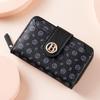 Women's Medium-Length Wallet with Button and Zipper - European & American Style