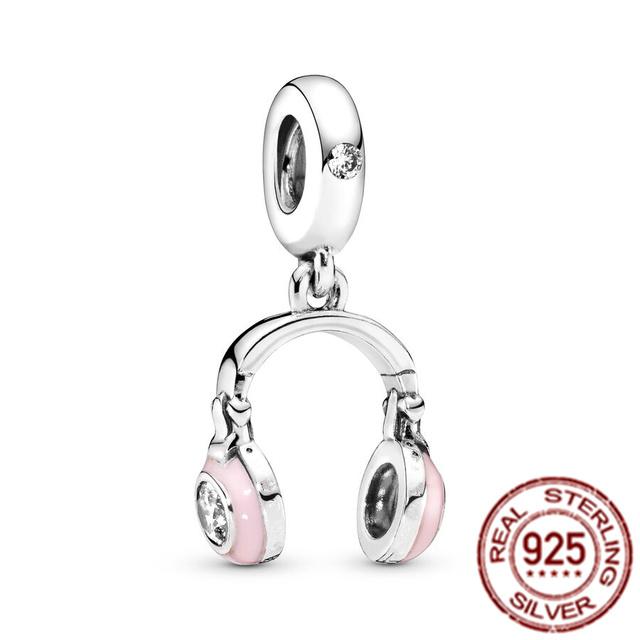 Fit Original Fasion Bracelet Bangle 925 Sterling Silver Balloon Beach &Parrot Dangle Charm Bead Diy Jewelry For Women Gift