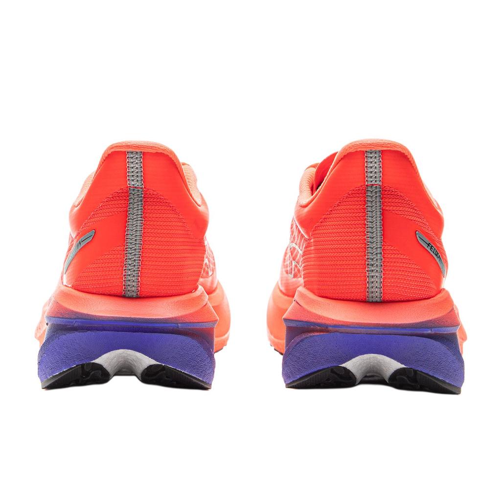 Pantofi de alergare Li Ning Feidian 5 Challenger Tehnologie Ultra Ușoară Amortizare Pantofi de Alergare Bărbați Roșu Fluorescent ARMV001-18